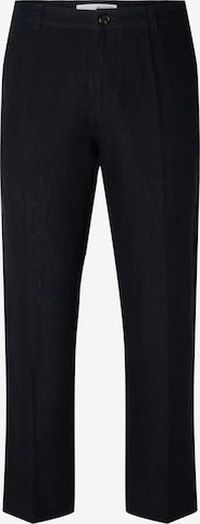 SELECTED HOMME Loose fit Trousers in Black: front