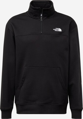 THE NORTH FACE Sweatshirt 'ESSENTIAL' in Zwart: voorkant