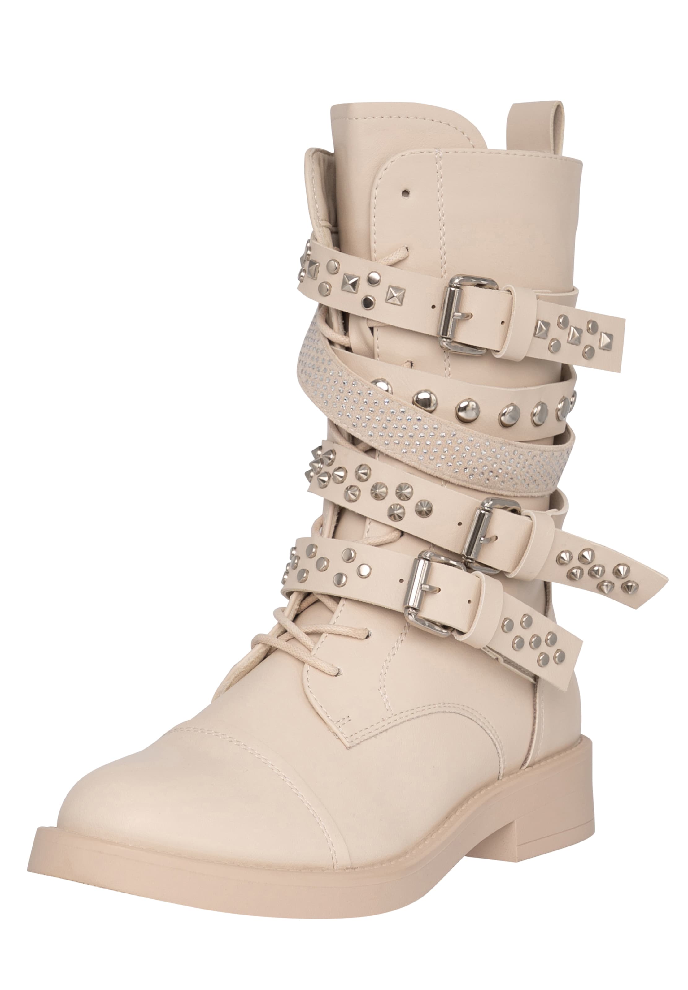 Boots di Salinyang in beige: frontale