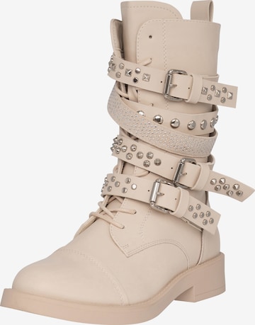 Boots di Salinyang in beige: frontale