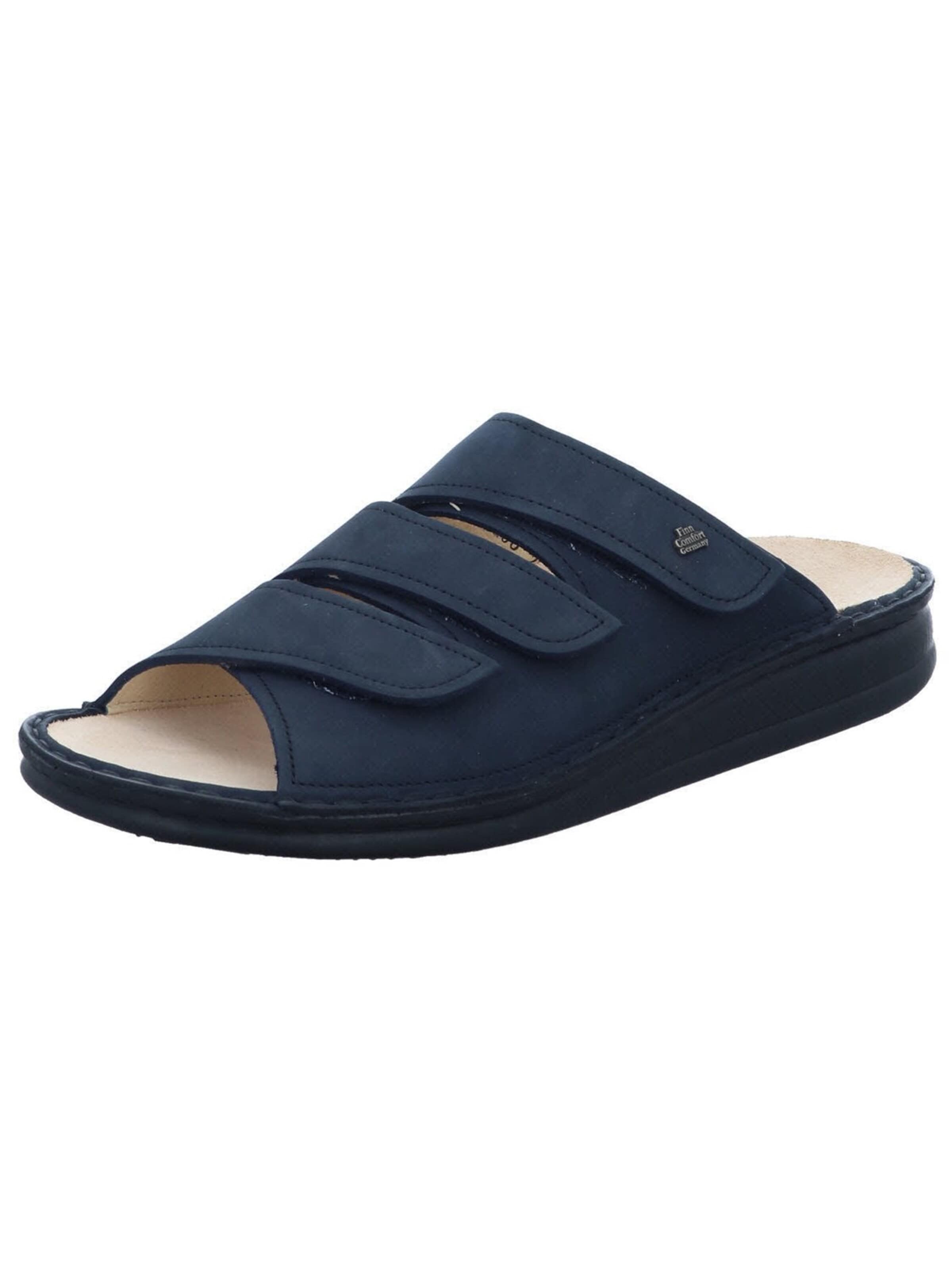 Finn Comfort Pantolette 'Pantolette Damen 01508 046046 Echtleder in blau'‌‌‌‌‌‌‌‌‌‌ in Blau: Vorderseite