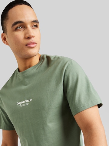 T-Shirt 'Vesterbro' JACK & JONES en vert