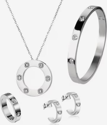 ROUGEMONT Jewellery Schmuckset 'Damen Schmuckset Monte Carlo' in Silber: Vorderseite