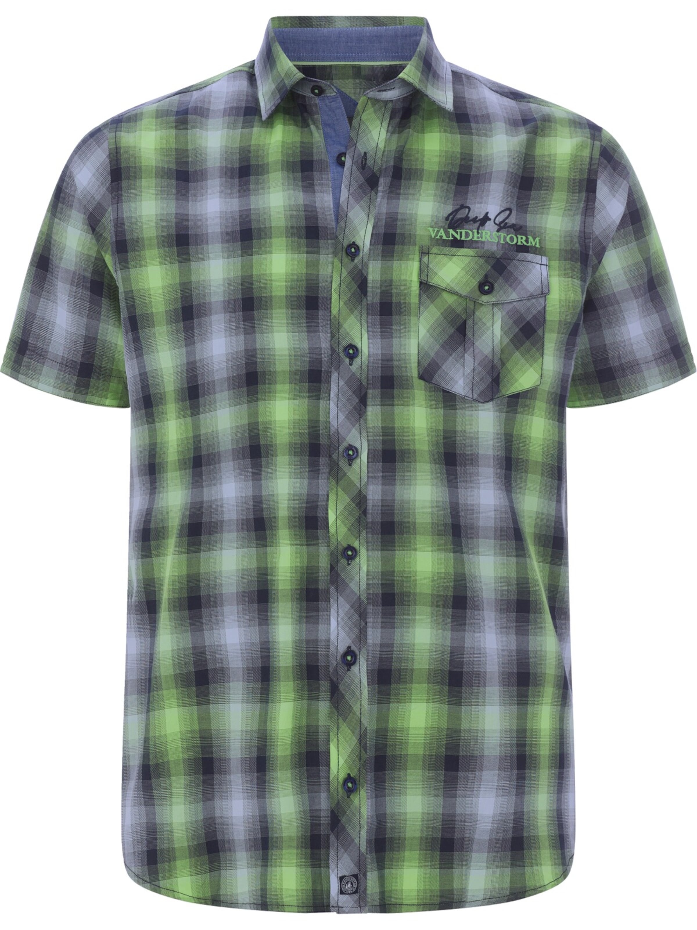 Jan Vanderstorm Comfort fit Button Up Shirt 'Hilsing' in Green: front