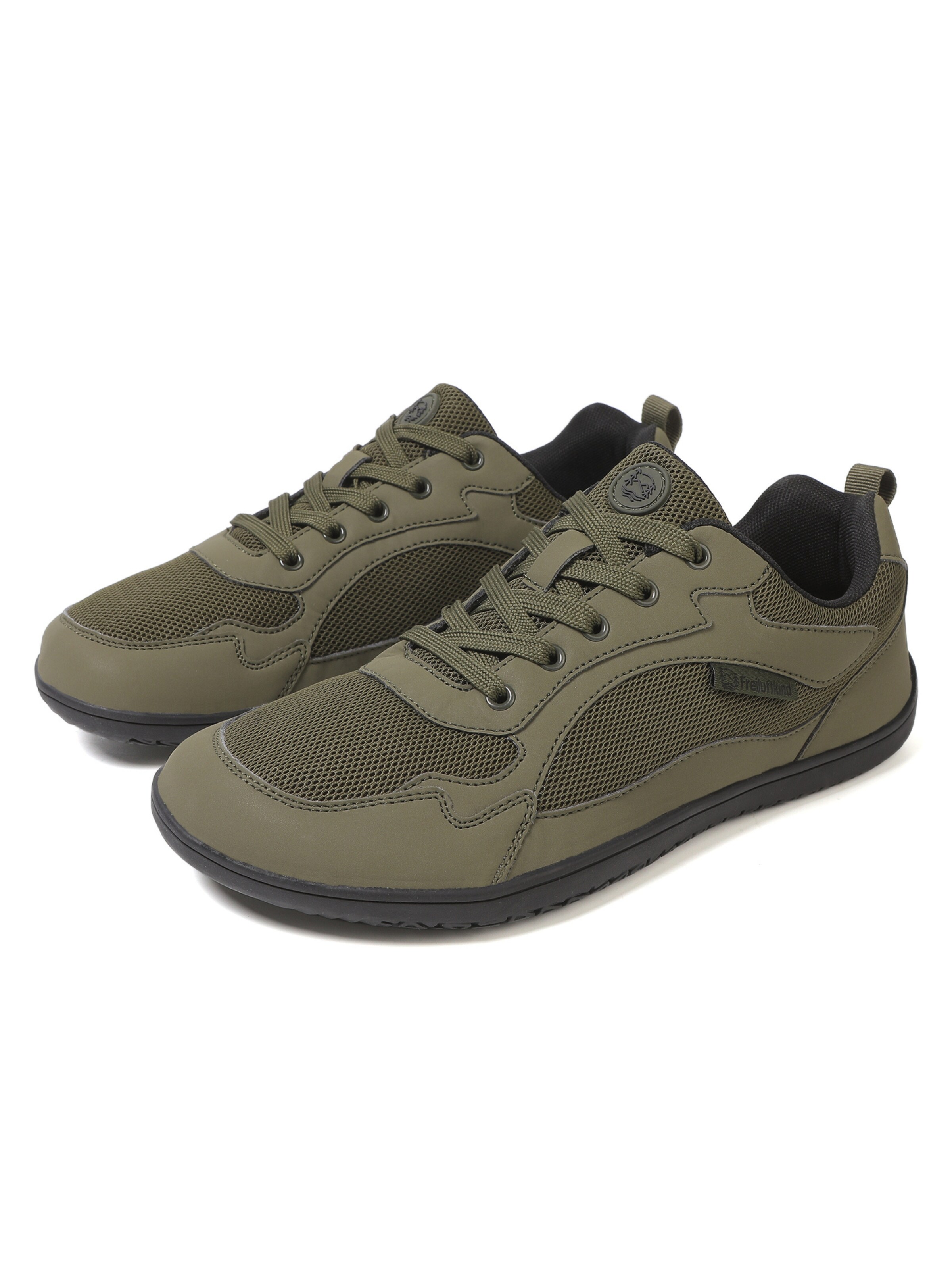 Freiluftkind Sportlicher Schnürschuh 'Everest'‌‌‌‌‌ in Grün: Vorderseite