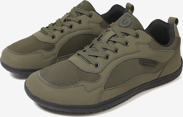 Freiluftkind Athletic Lace-Up Shoes 'Everest' in Green: front