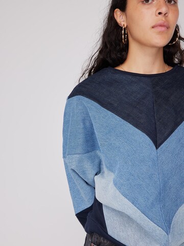 Bridge & Tunnel Sweatshirt 'Denim' in Blue