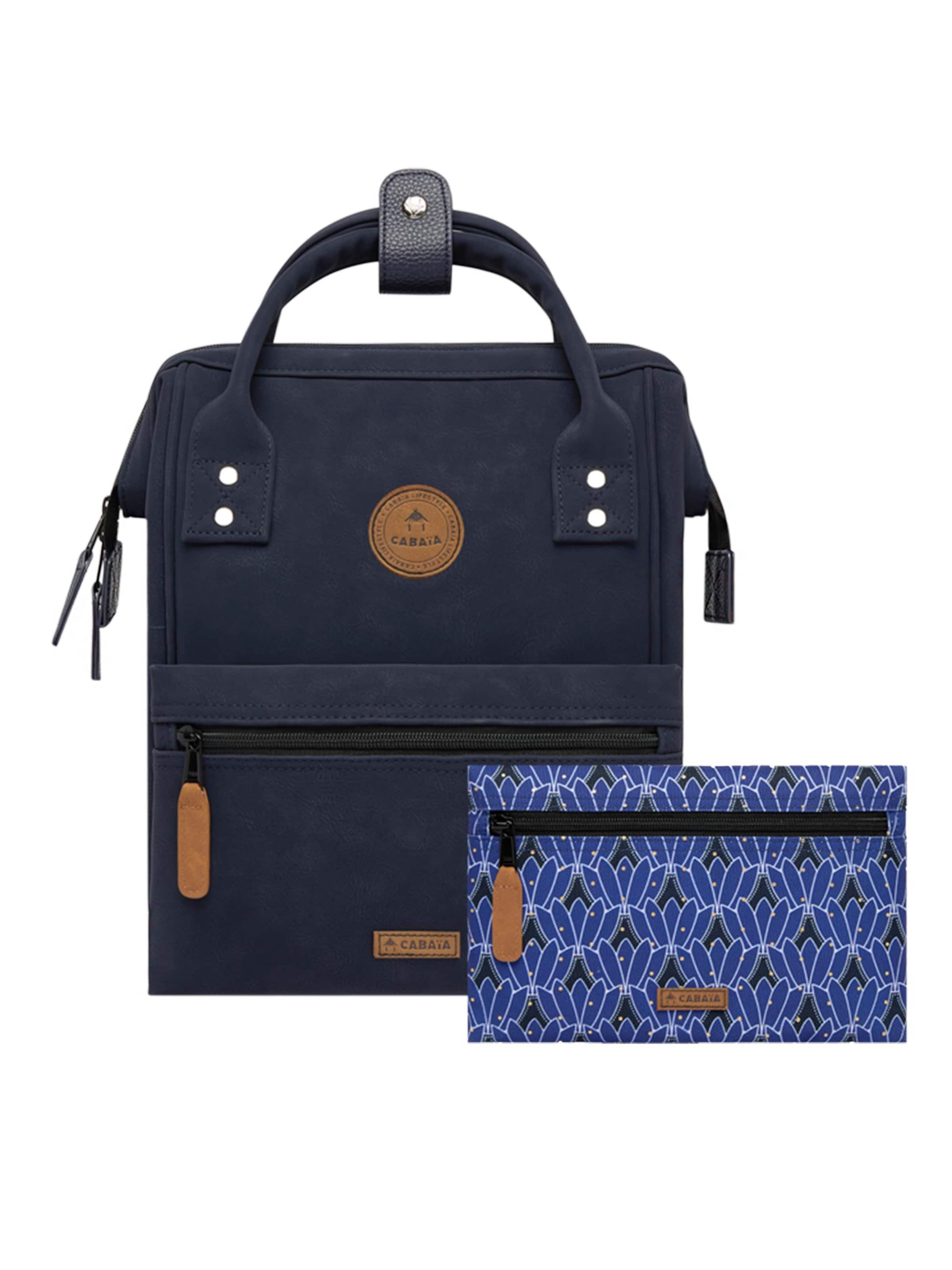 Cabaia Rucksack 'Adventurer' in Blau: Vorderseite