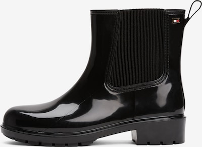 Guminiai batai iš TOMMY HILFIGER, spalva – juoda, Prekių apžvalga
