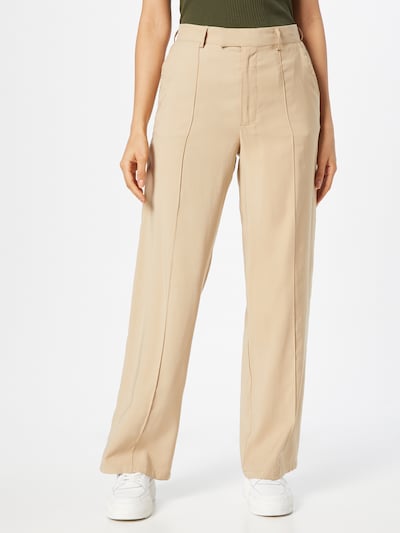 Cotton On Pleated Pants 'DARCY' in Sand, View model
