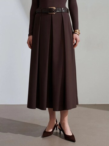 Dilvin Skirt in Brown