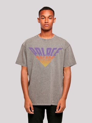 F4NT4STIC Shirt 'Stranger Things Palace Arcade Netflix TV Series' in Grey: front