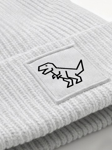 Neverless Mütze 'Polygon T-Rex'‌‌‌‌ in Grau