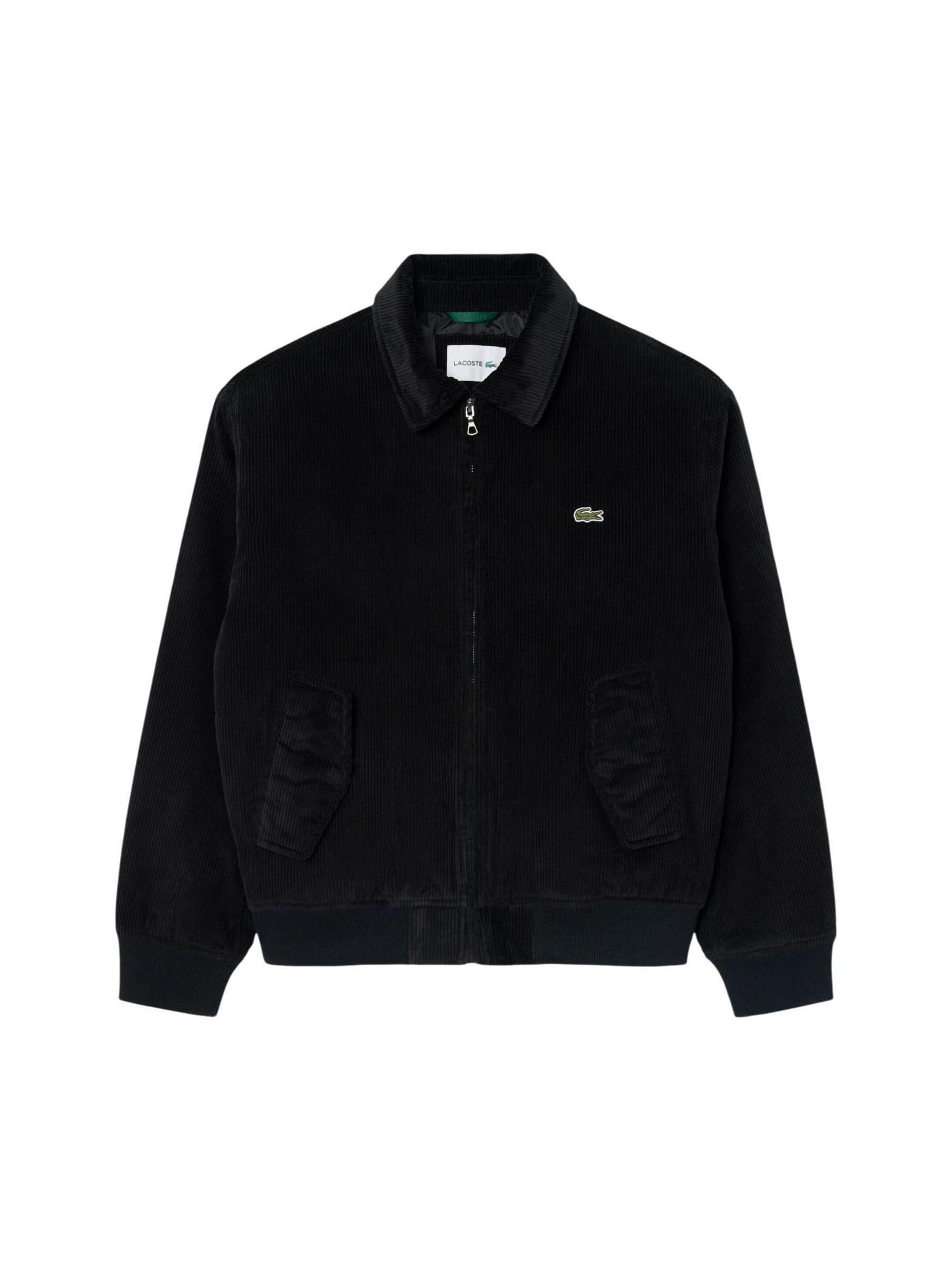 Veste mi-saison LACOSTE en noir : devant