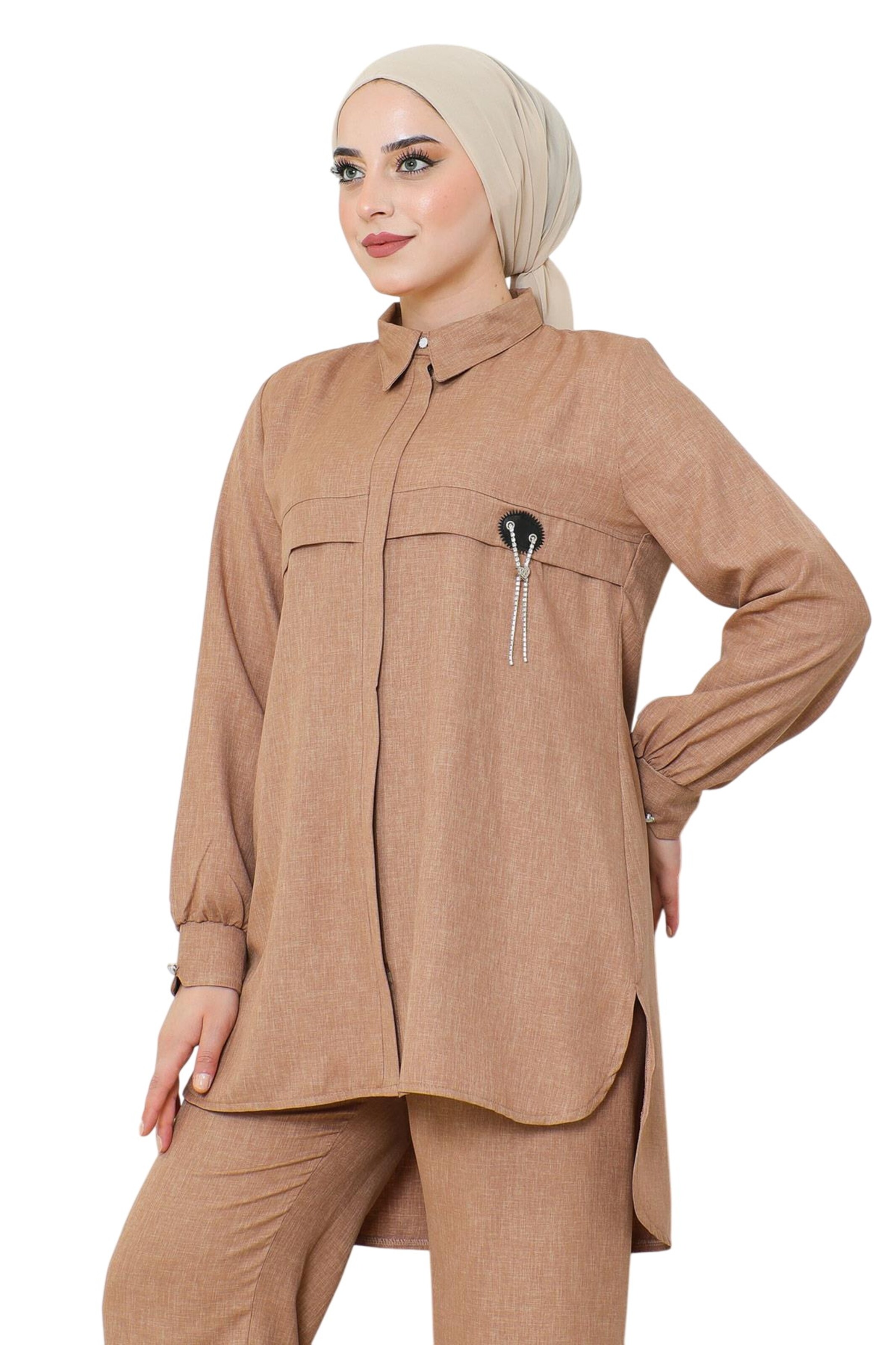 MODAMIHRAM Pantsuit in Brown