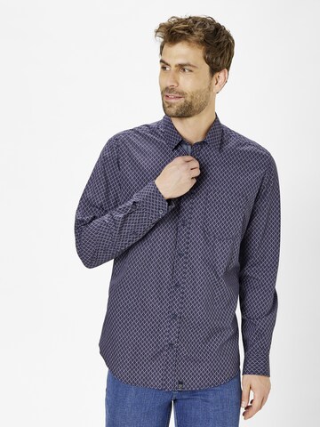 PADDOCKS Regular fit Button Up Shirt in Purple: front