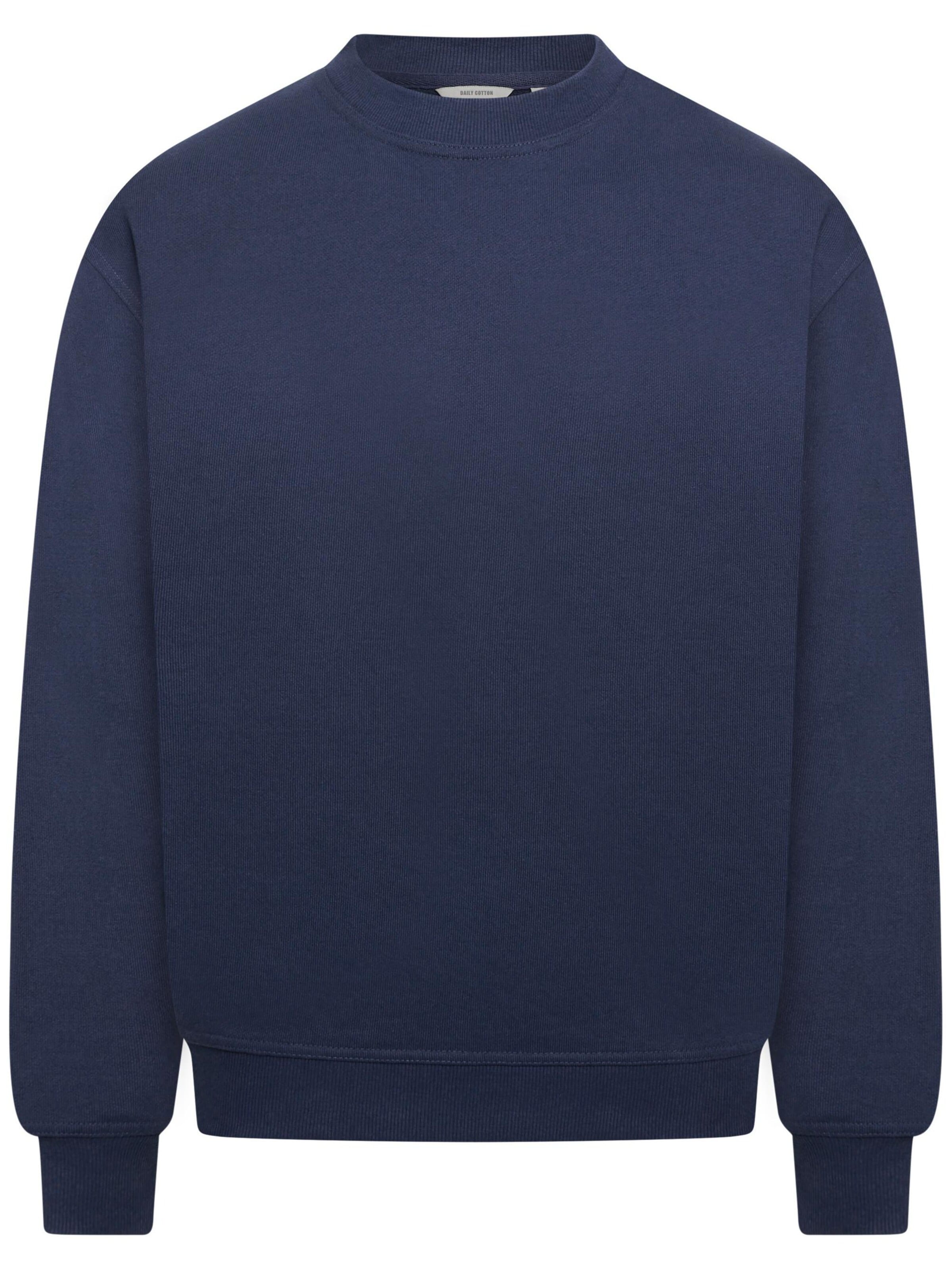 Daily Cotton Sweatshirt 'DCSORIA' in Blue: front