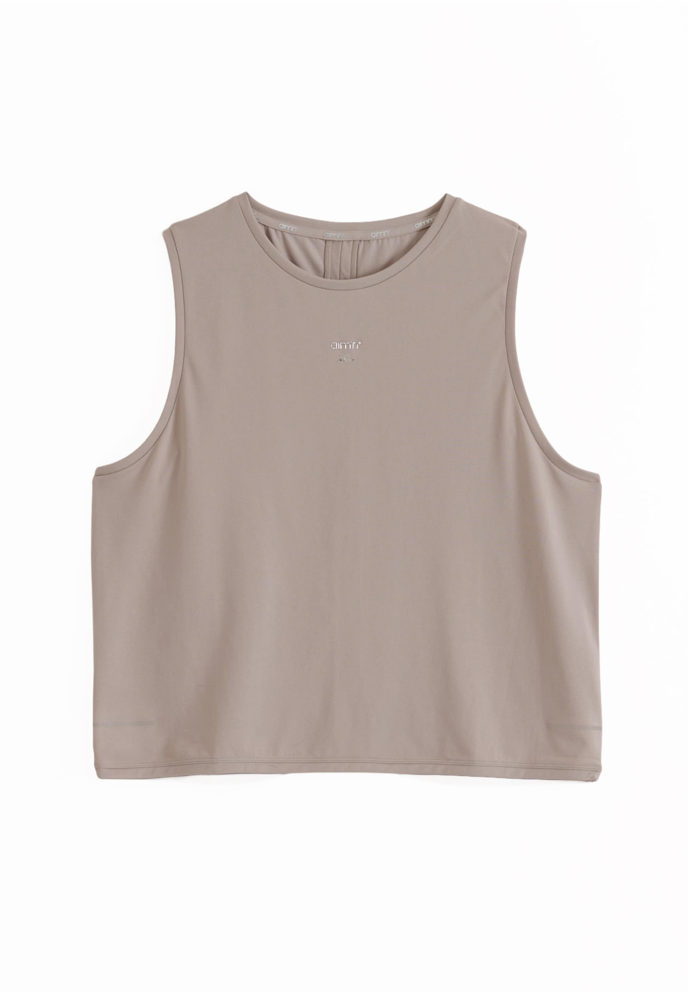 Haut de sport Aim'n en marron : devant