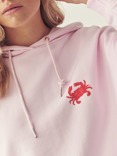 TATUUM Sweatshirt i L i ljusrosa, Produktvy