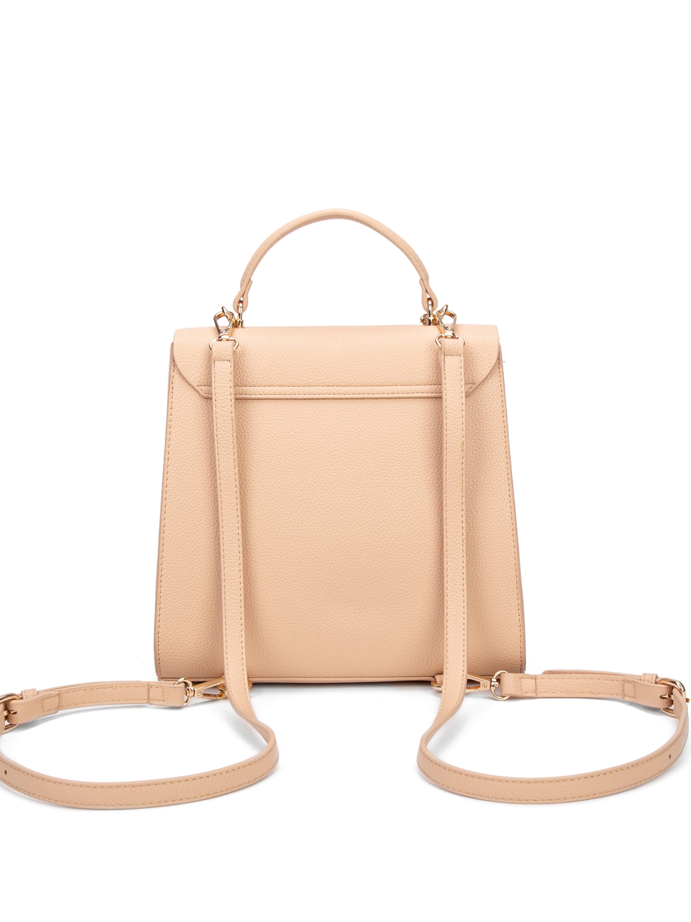 Zaino 'Zaino Donna Vegan Leather Diana & Co Firenze - Chiusura Girello Tracolla Regolabile' di Diana&Co. in beige