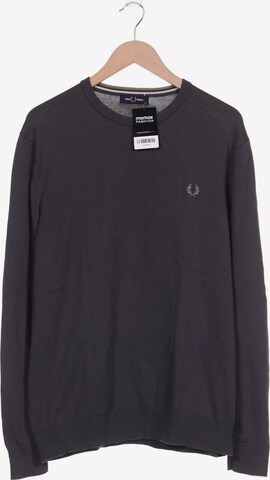 Fred Perry Sweater & Cardigan in XL in Grey: front