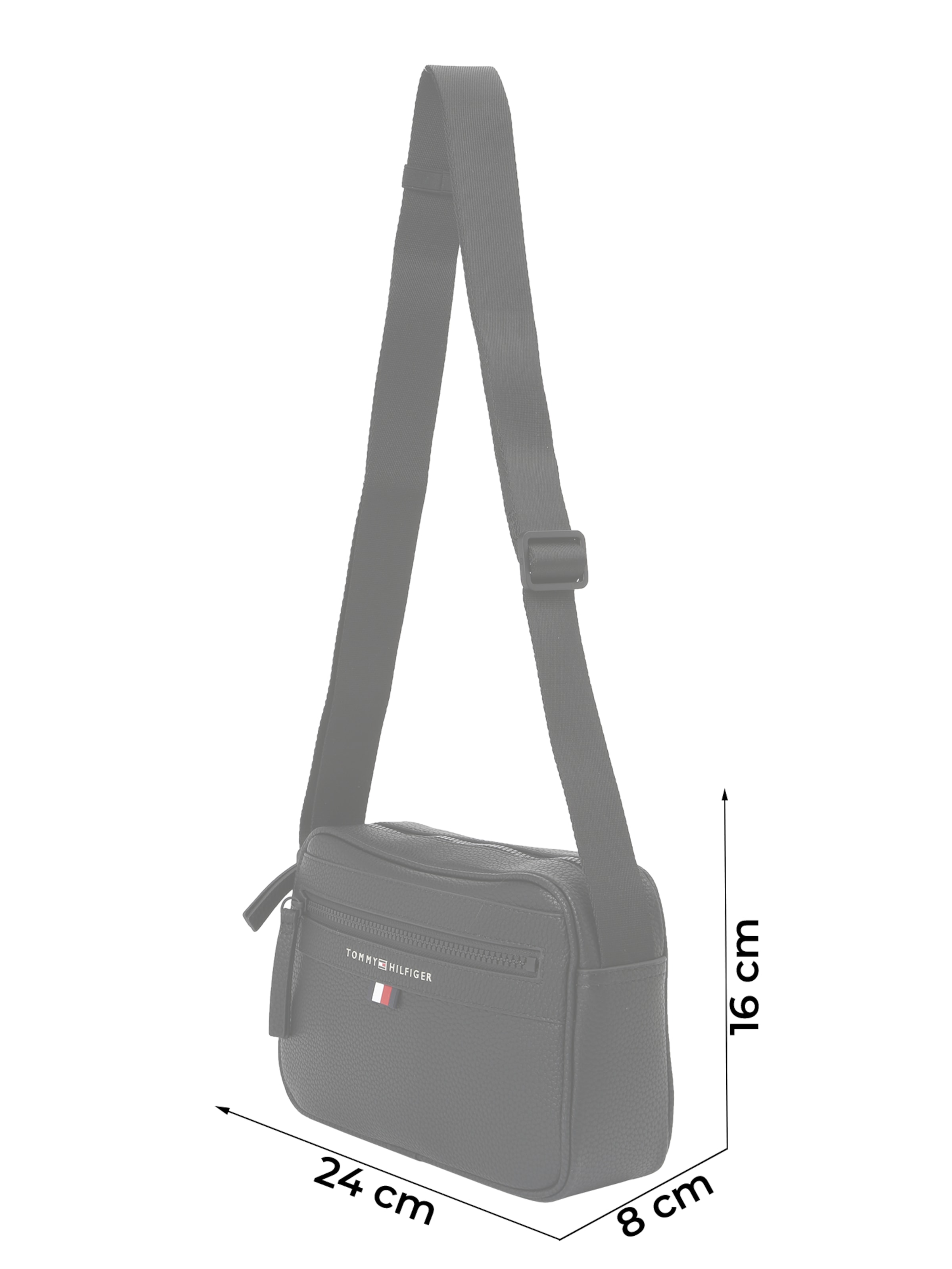 Sac à bandoulière TOMMY HILFIGER en noir