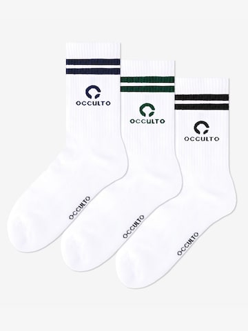 Occulto Sports socks 'Ray' in White