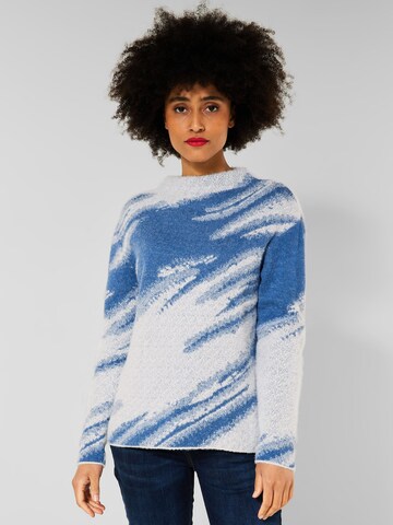 STREET ONE Sweater in Blue: front