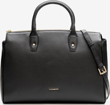 Lazarotti Handtasche 'Bologna Leather' in Schwarz: predná strana