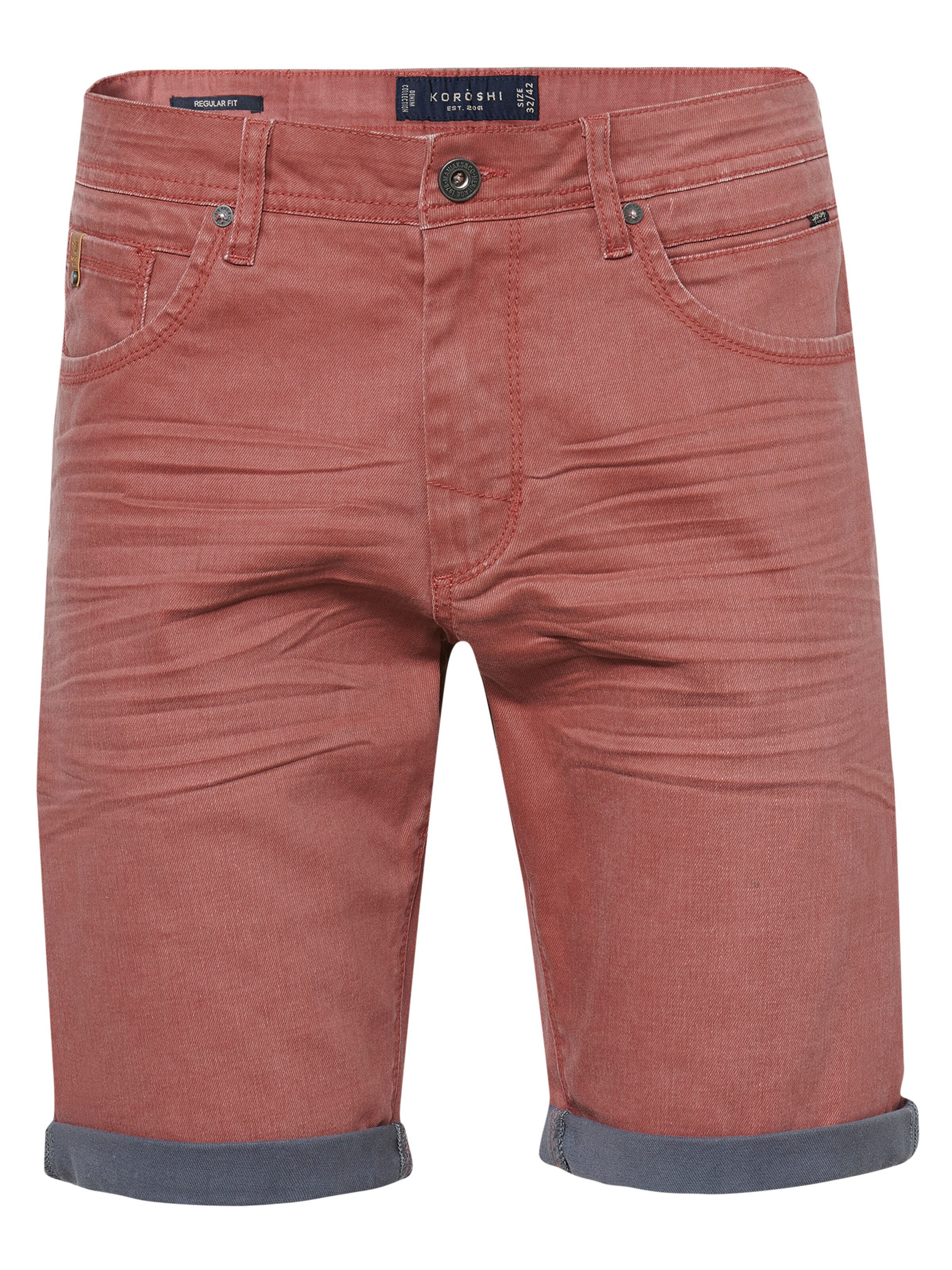 KOROSHI Džíny – červená: přední strana