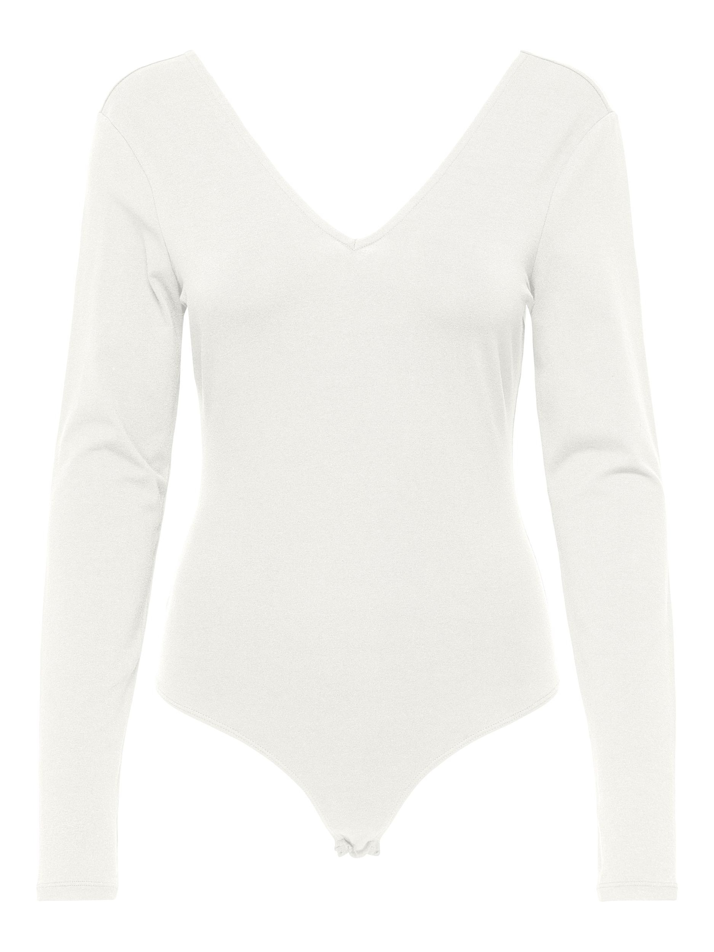 balta ONLY Marškinėliai-glaustinukė 'LOVE': priekis