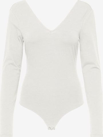 Shirtbody 'LOVE' ONLY en blanc : devant