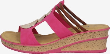 Palado Mules 'Siolma' in Pink: front