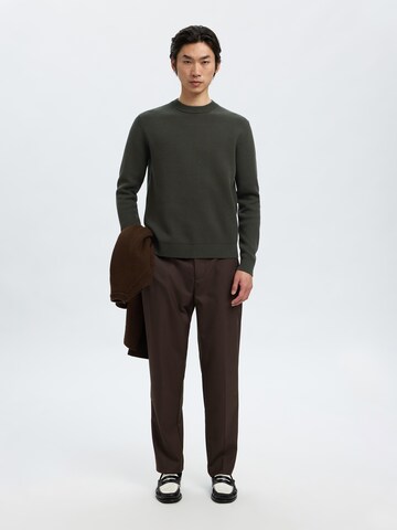 Pull-over 'SLHDANE' SELECTED en vert
