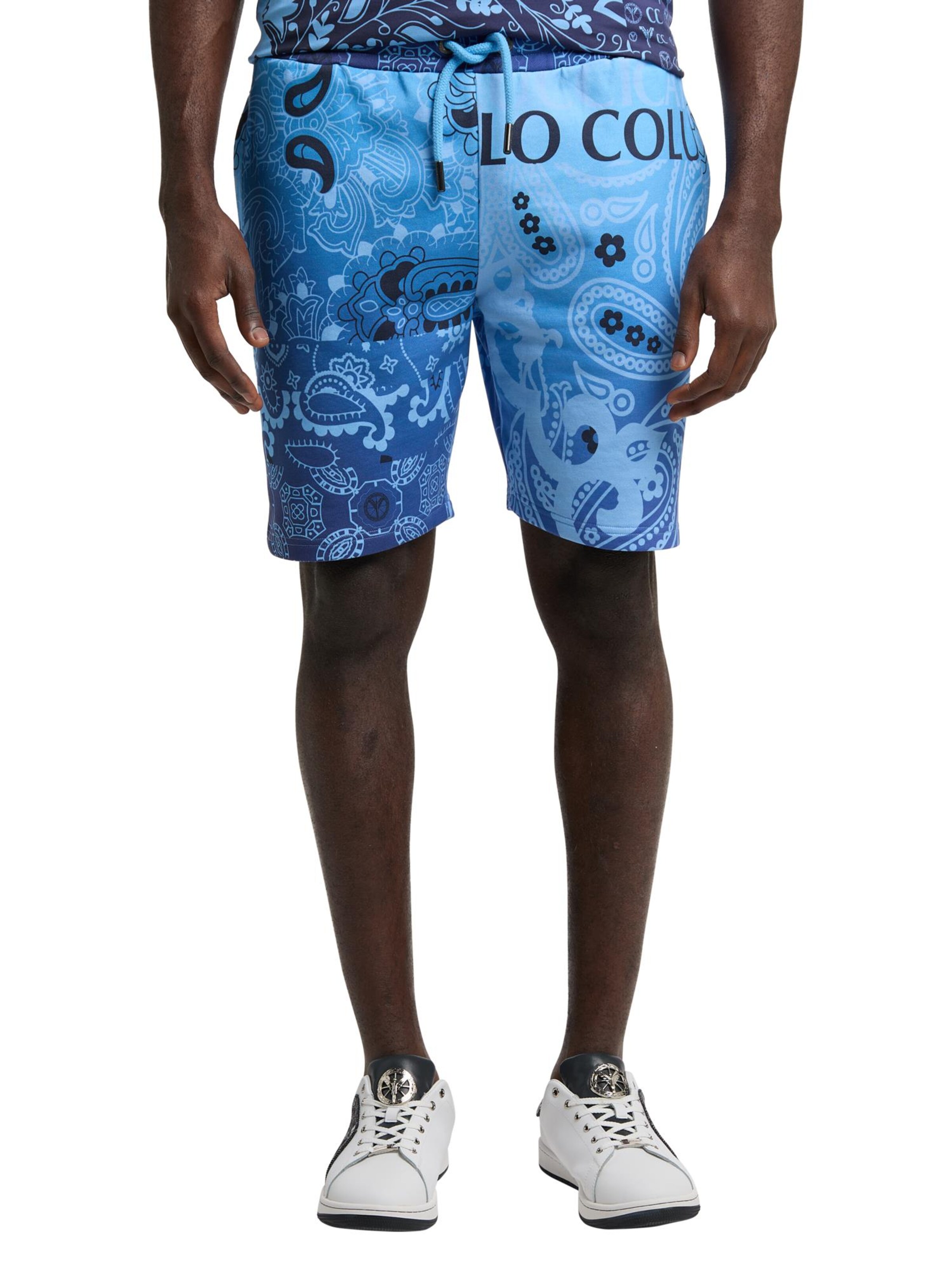 Carlo Colucci Regular Broek 'De Chiusole' in Blauw