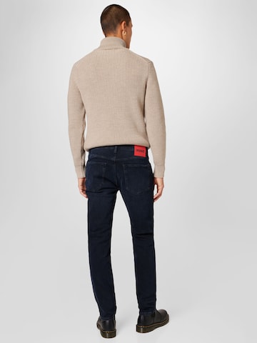 Coupe slim Jean '734' HUGO Red en bleu