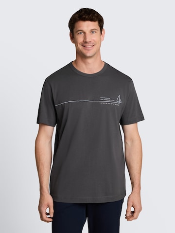 T-Shirt TOM TAILOR en noir : devant