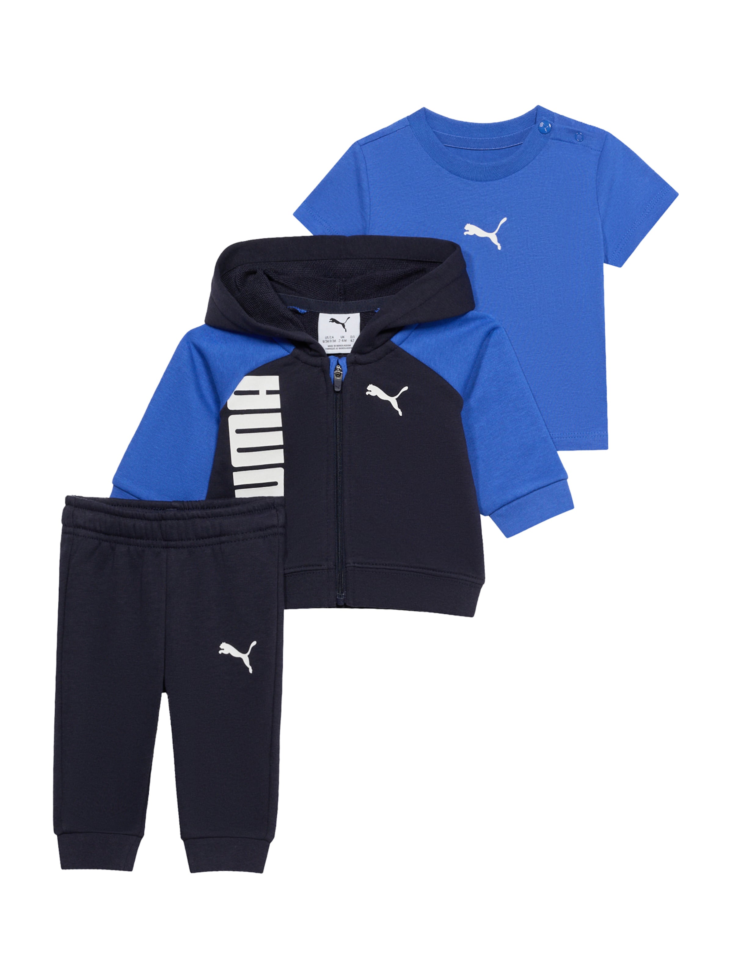 Set 'MINICATS' PUMA en bleu : devant