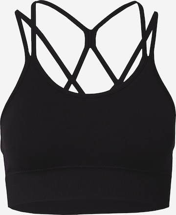 Bally Bustier Sport bh 'ATHENA' in Zwart: voorkant