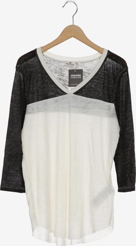 HOLLISTER Langarmshirt XS in Weiß: predná strana