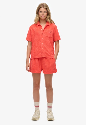 Superdry Regular Broek 'Country Club' in Oranje