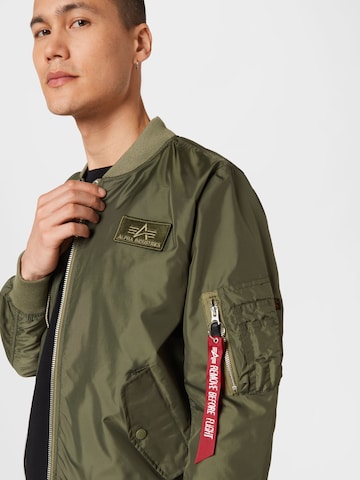 ALPHA INDUSTRIES Prehodna jakna | zelena barva