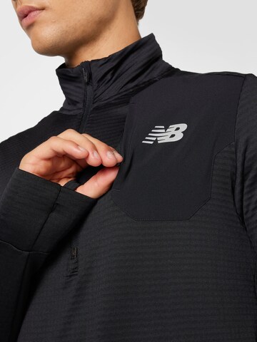 new balance - Camisa funcionais 'Impact Run' em preto