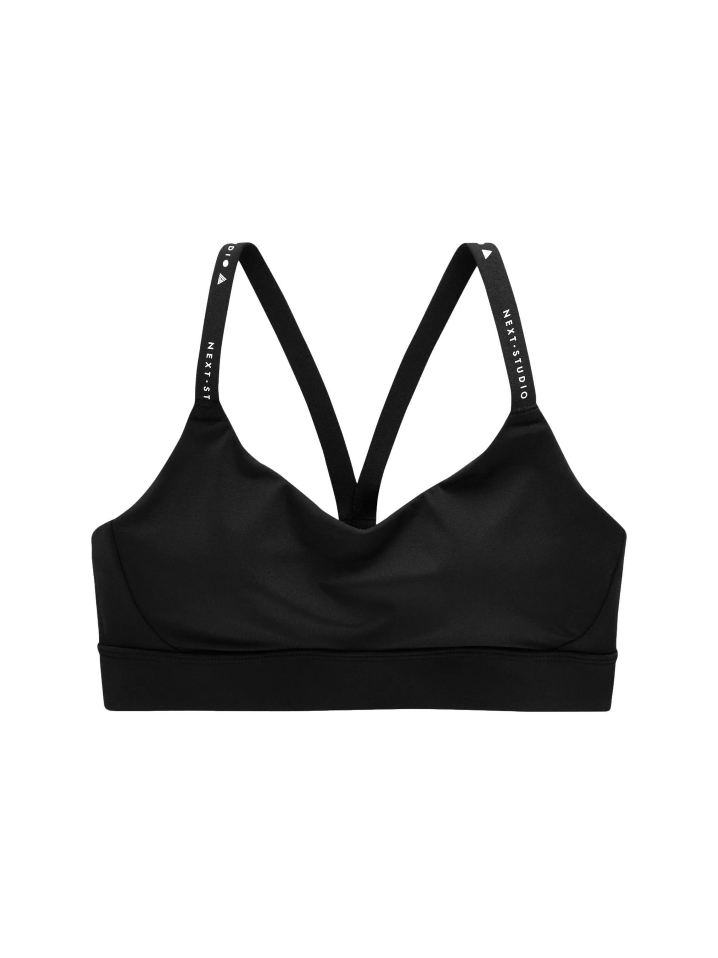 Next Bustier Urheilurintaliivit värissä musta: etupuoli