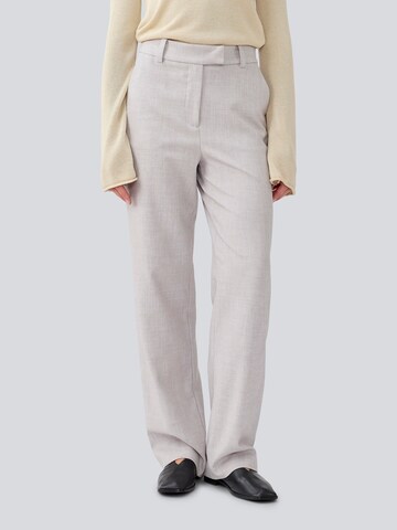 modström Loose fit Trousers 'Heart' in Grey: front