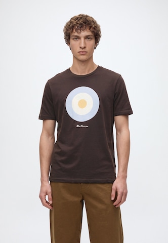 Ben Sherman - Camiseta 'Signature Target' en marrón: frente