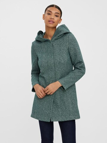 VERO MODA Between-Seasons Coat in Green: front