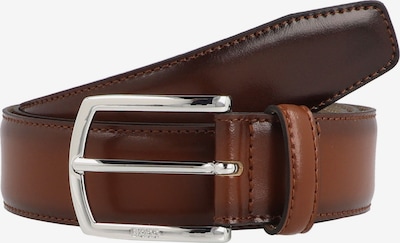 BOSS Belt 'Claus' in Chestnut brown / Silver, Item view