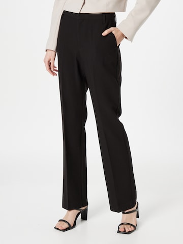 Part Two Pleated Pants 'Birdie' in Black: front