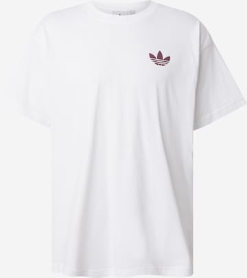 balta ADIDAS ORIGINALS Marškinėliai: priekis